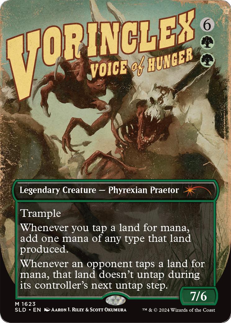 Vorinclex, Voice of Hunger (SLD-1623) [Secret Lair] Drop (Borderless) Foil MTG Single Wizards of the Coast