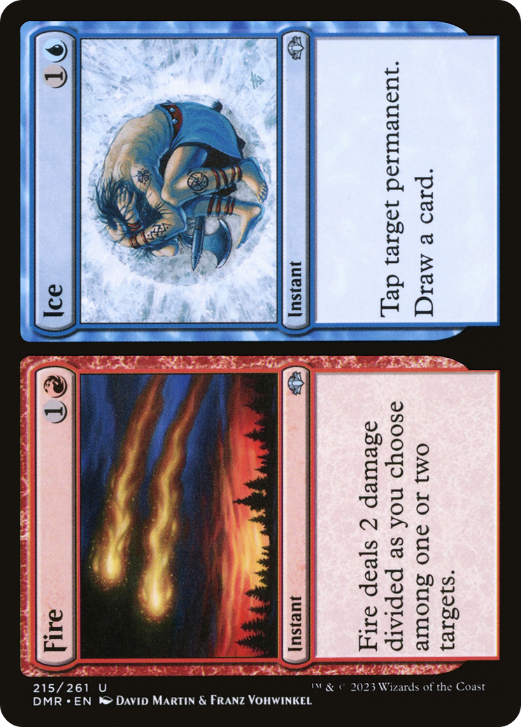 Fire // Ice (DMR-215) [Dominaria Remastered] Foil MTG Single Wizards of the Coast
