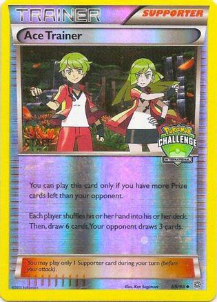 Ace Trainer - 69/98 (International Challenge) [Staff] () Reverse Holofoil [Promos: League & Championship Cards] Pokemon Single Pokémon