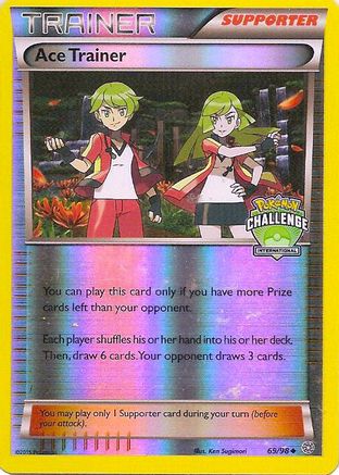 Ace Trainer - 69/98 (International Challenge) (69) - [Promos: League & Championship Cards] Reverse Holofoil Pokemon Single Pokémon