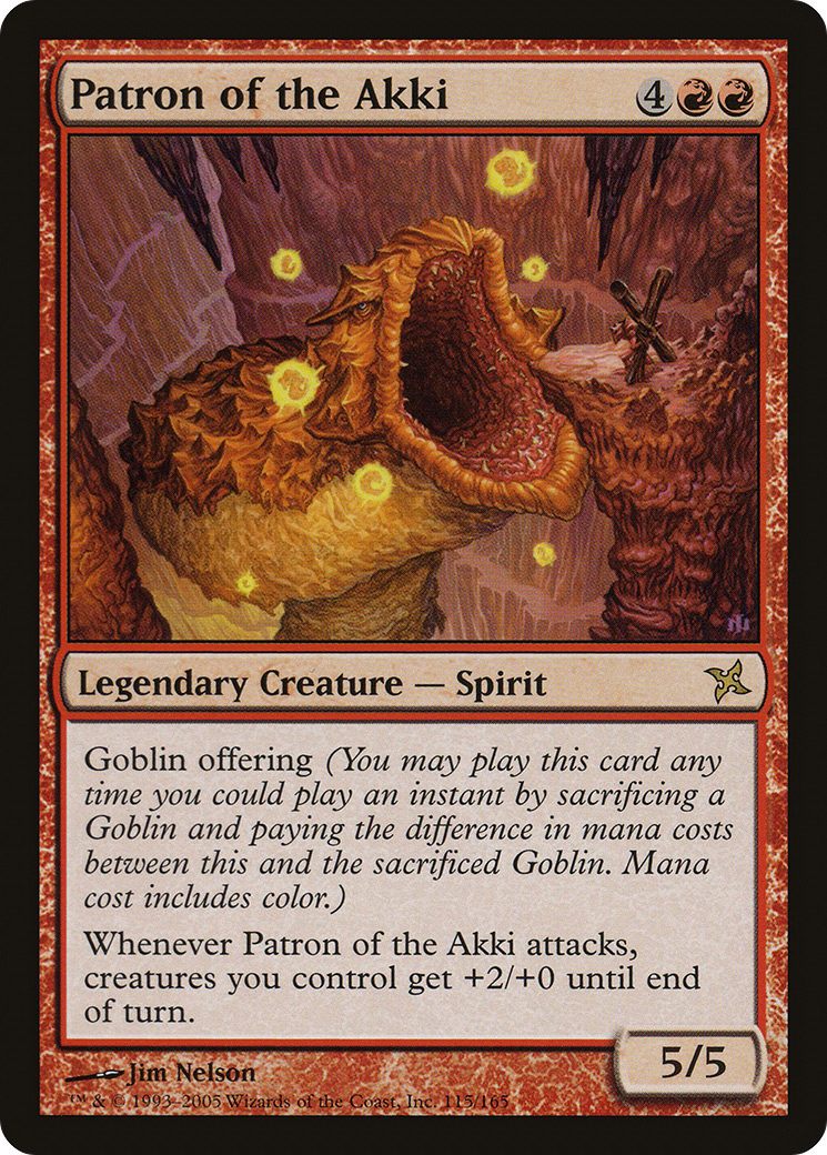 Patron of the Akki (BOK-115) [Betrayers of Kamigawa] Foil MTG Single Wizards of the Coast