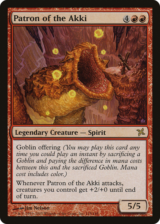 Patron of the Akki (BOK-115) [Betrayers of Kamigawa] MTG Single Wizards of the Coast