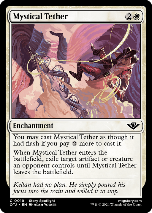 Mystical Tether (OTJ-019) [Outlaws of Thunder Junction] MTG Single Wizards of the Coast
