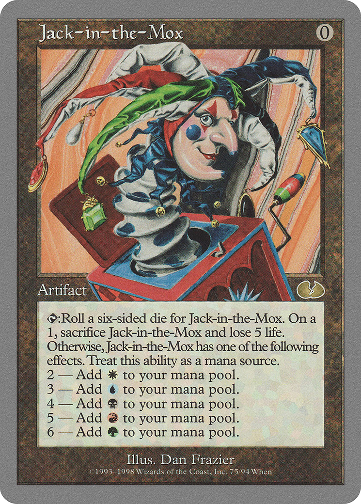 Jack-in-the-Mox (UGL-075) [Unglued] MTG Single Wizards of the Coast