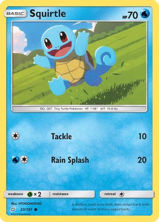 Squirtle (23/181) [SM: Team Up] Pokemon Single Pokémon