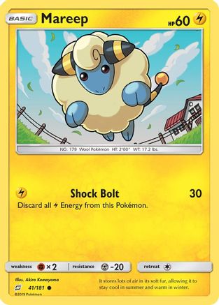 Mareep (41/181) [SM: Team Up] Pokemon Single Pokémon