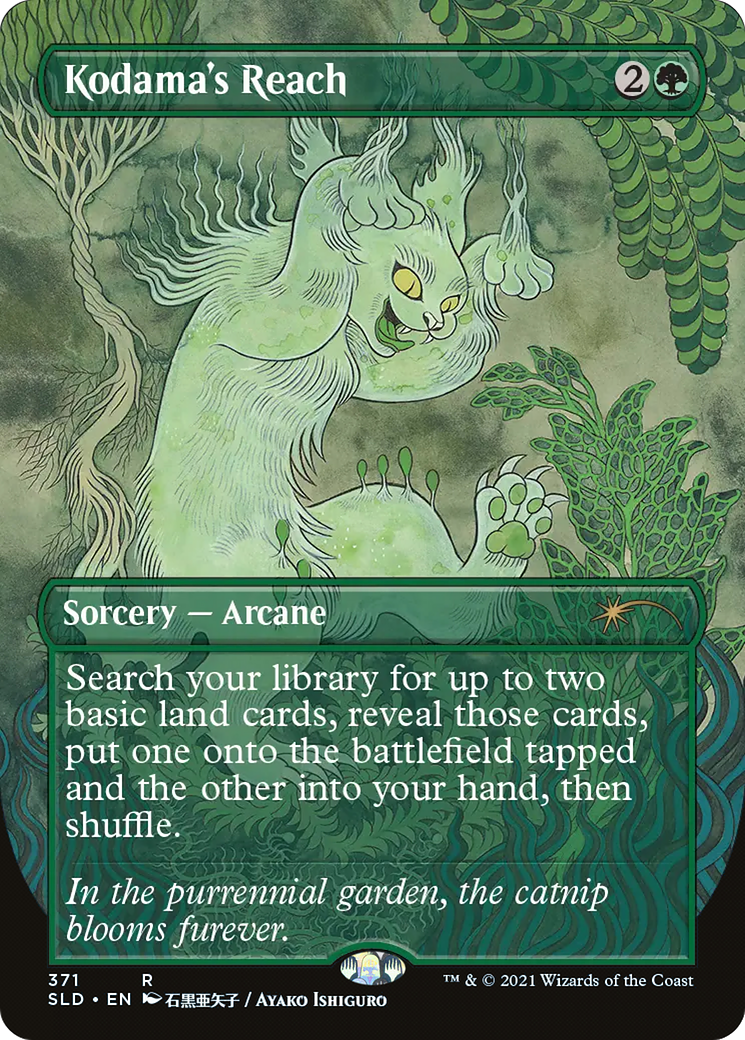 Kodama's Reach (SLD-371) [Secret Lair] Drop (Borderless) Foil MTG Single Wizards of the Coast