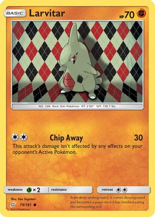 Larvitar (79/181) [SM: Team Up] Pokemon Single Pokémon