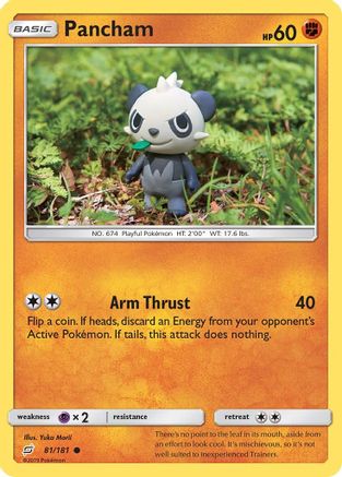 Pancham (81/181) [SM: Team Up] Pokemon Single Pokémon