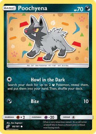 Poochyena (86/181) [SM: Team Up] Pokemon Single Pokémon