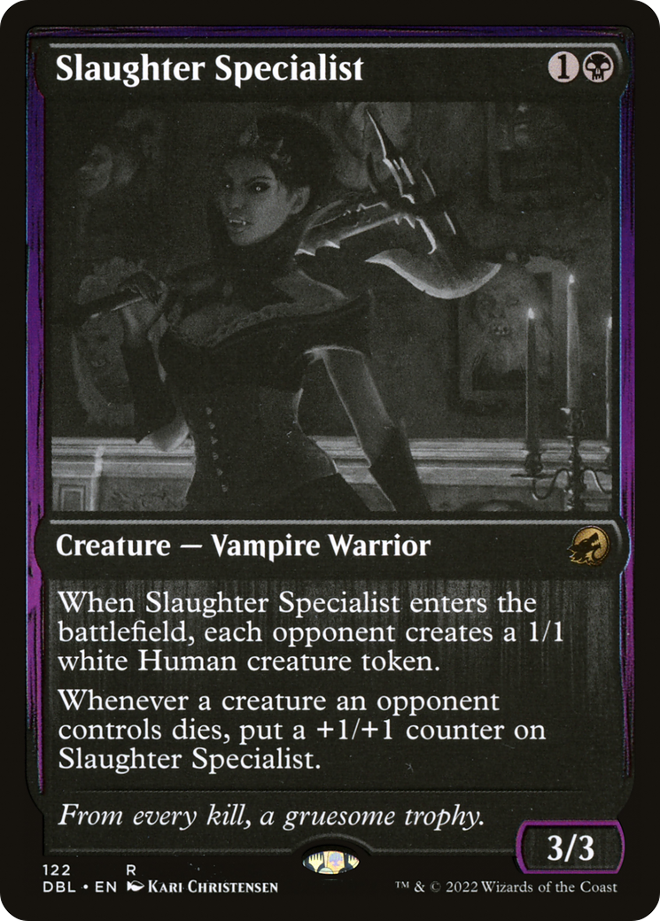 Slaughter Specialist (DBL-122) [Innistrad: Double Feature] Foil MTG Single Wizards of the Coast