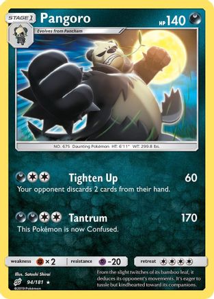 Pangoro (94/181) Reverse Holofoil [SM: Team Up] Pokemon Single Pokémon