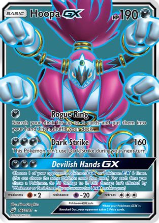 Hoopa GX (Full Art) (/181) Holofoil [SM: Team Up] Pokemon Single Pokémon