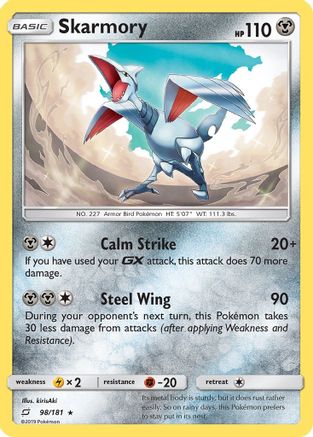 Skarmory 98/181 [SM: Team Up] Pokemon Single Pokémon