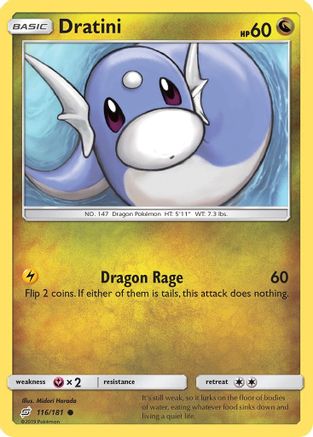 Dratini (116/181) [SM: Team Up] Pokemon Single Pokémon