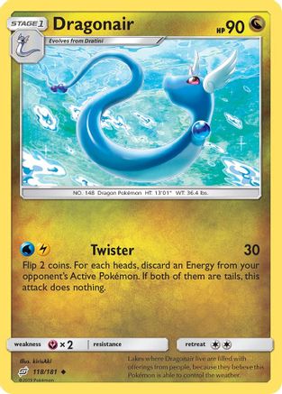 Dragonair (118/181) Reverse Holofoil [SM: Team Up] Pokemon Single Pokémon