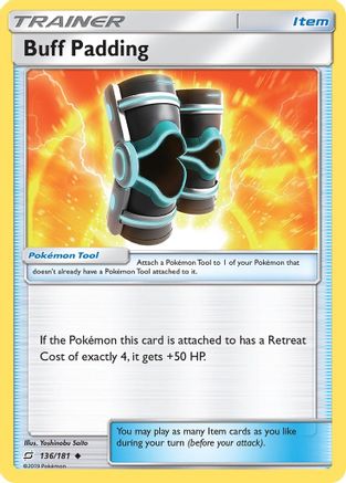 Buff Padding (/181) Reverse Holofoil [SM: Team Up] Pokemon Single Pokémon
