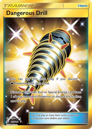 Dangerous Drill (Secret) (/181) Holofoil [SM: Team Up] Pokemon Single Pokémon