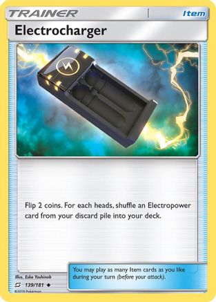 Electrocharger (/181) Reverse Holofoil [SM: Team Up] Pokemon Single Pokémon
