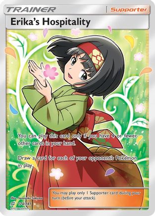 Erika's Hospitality (Full Art) (/181) Holofoil [SM: Team Up] Pokemon Single Pokémon