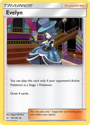 Evelyn (141/181) Reverse Holofoil [SM: Team Up] Pokemon Single Pokémon