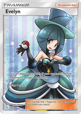 Evelyn (Full Art) (/181) Holofoil [SM: Team Up] Pokemon Single Pokémon