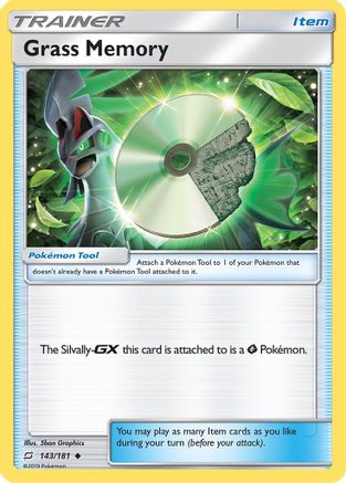 Grass Memory (/181) Reverse Holofoil [SM: Team Up] Pokemon Single Pokémon