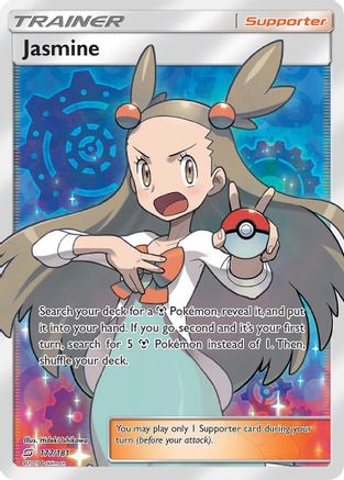Jasmine (Full Art) 177/181 Holofoil [SM: Team Up] Pokemon Single Pokémon