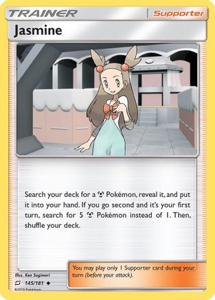Jasmine (145/181) Reverse Holofoil [SM: Team Up] Pokemon Single Pokémon