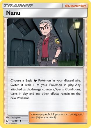 Nanu (150/181) - [SM: Team Up] Pokemon Single Pokémon