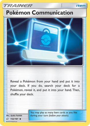 Pokemon Communication (152/181) Reverse Holofoil [SM: Team Up] Pokemon Single Pokémon