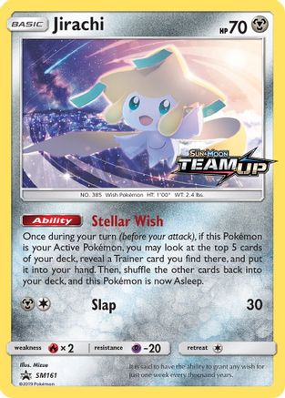 Jirachi SM161/248 Holofoil [SM: Black Star Promos] Pokemon Single Pokémon