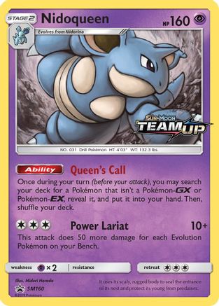 Nidoqueen - SM160 (Prerelease) (SM160/248) Holofoil [SM: Black Star Promos] Pokemon Single Pokémon