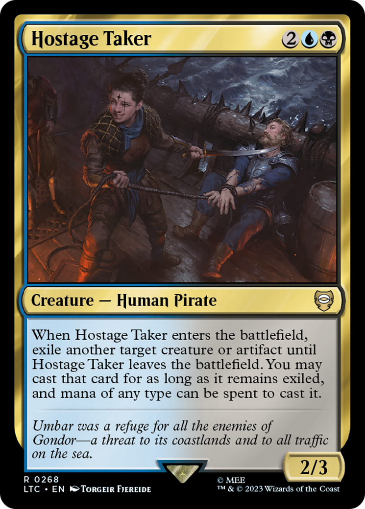 Hostage Taker (LTC-268) [Tales of Middle-earth Commander] MTG Single Wizards of the Coast