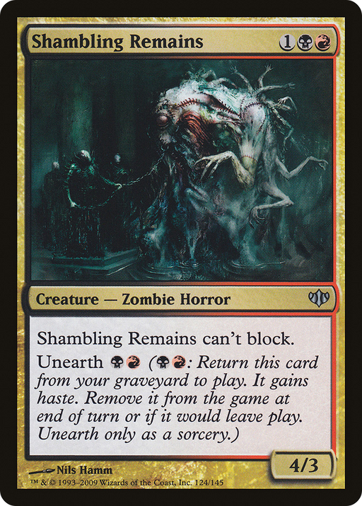 Shambling Remains (CON-124) [Conflux] MTG Single Wizards of the Coast