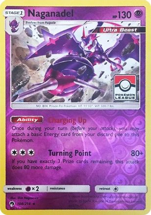 Naganadel - 108/214 (Pokemon League) Reverse Holofoil [Promos: League & Championship Cards] Pokemon Single Pokémon