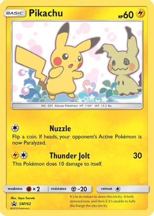 Pikachu - SM162 (SM162/248) Holofoil [SM: Black Star Promos] Pokemon Single Pokémon