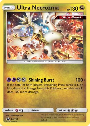 Ultra Necrozma - SM165 (/248) Holofoil [SM: Black Star Promos] Pokemon Single Pokémon