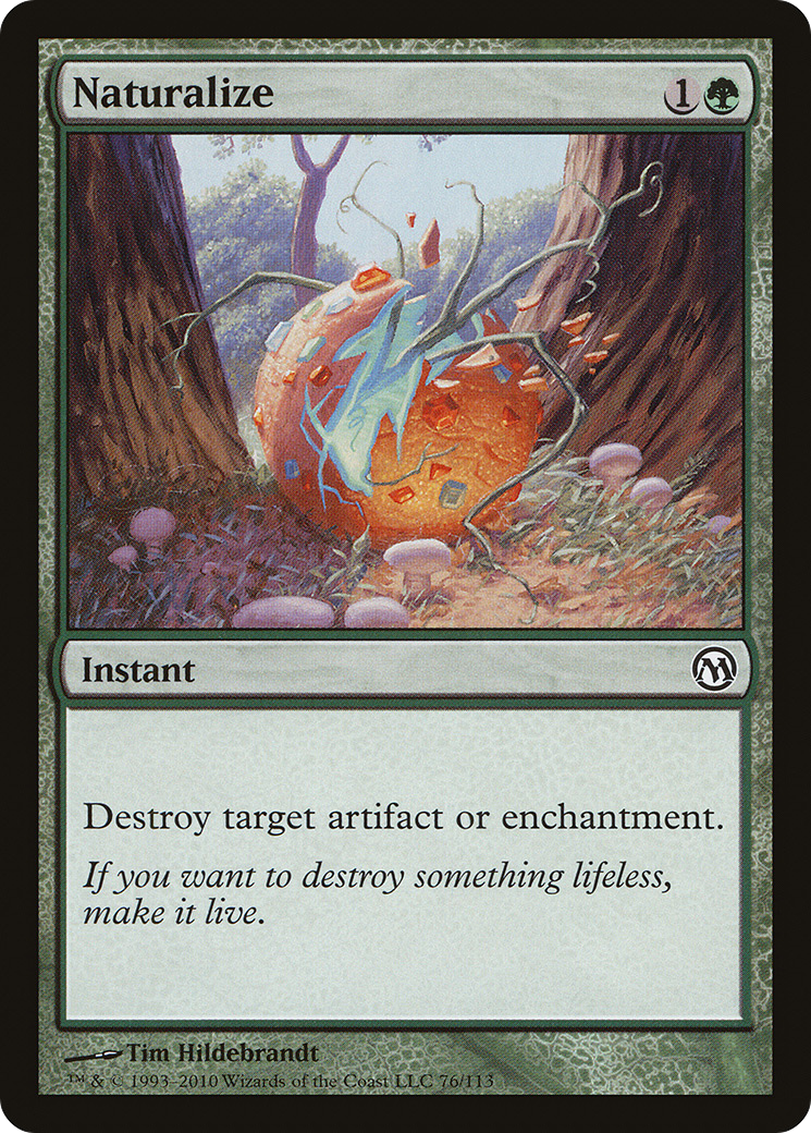 Naturalize (DPA-076) [Misc] Duels of the Planeswalkers MTG Single Wizards of the Coast