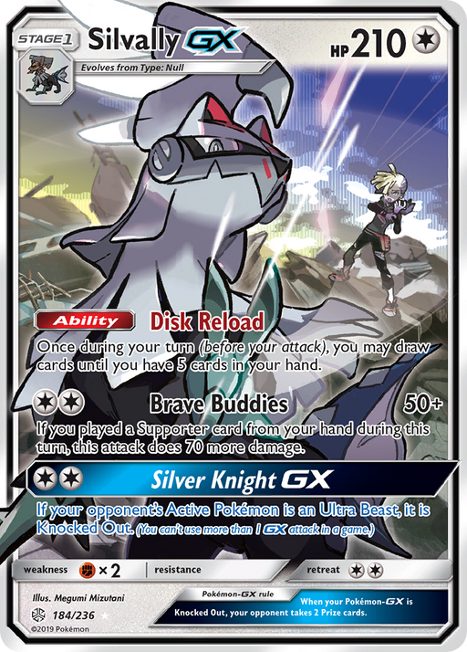 Silvally GX 184/236 - [SM: Cosmic Eclipse] Holofoil Pokemon Single Pokémon