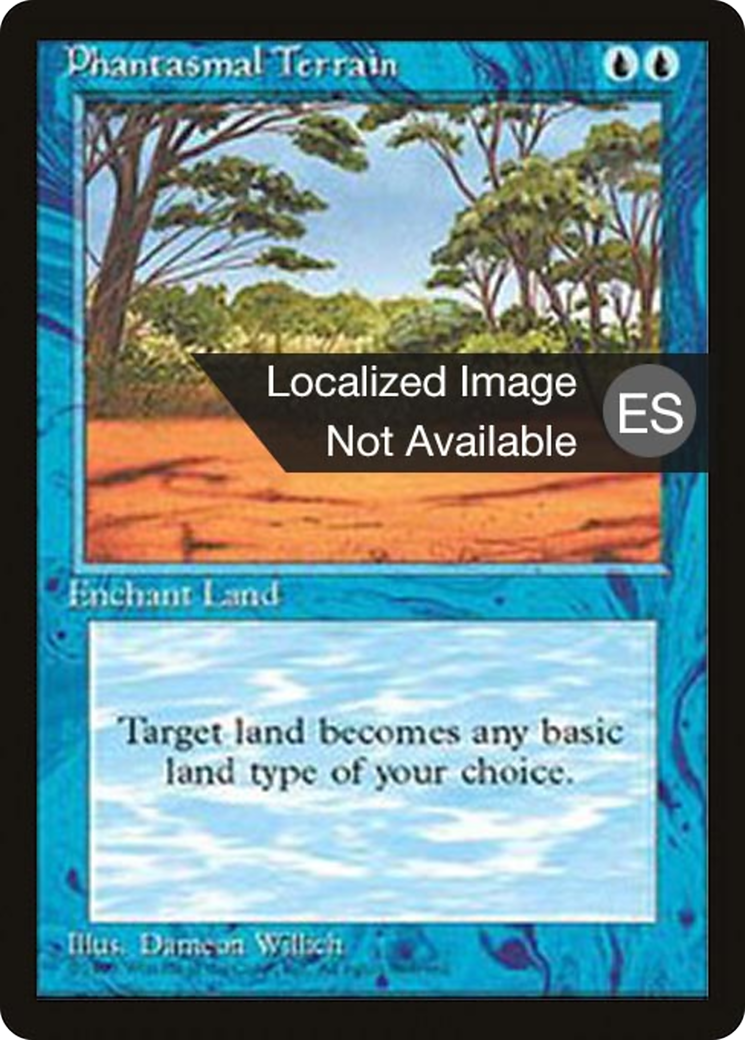 Phantasmal Terrain (4BB-089) [Fourth Edition Foreign Black Border] MTG Single Wizards of the Coast