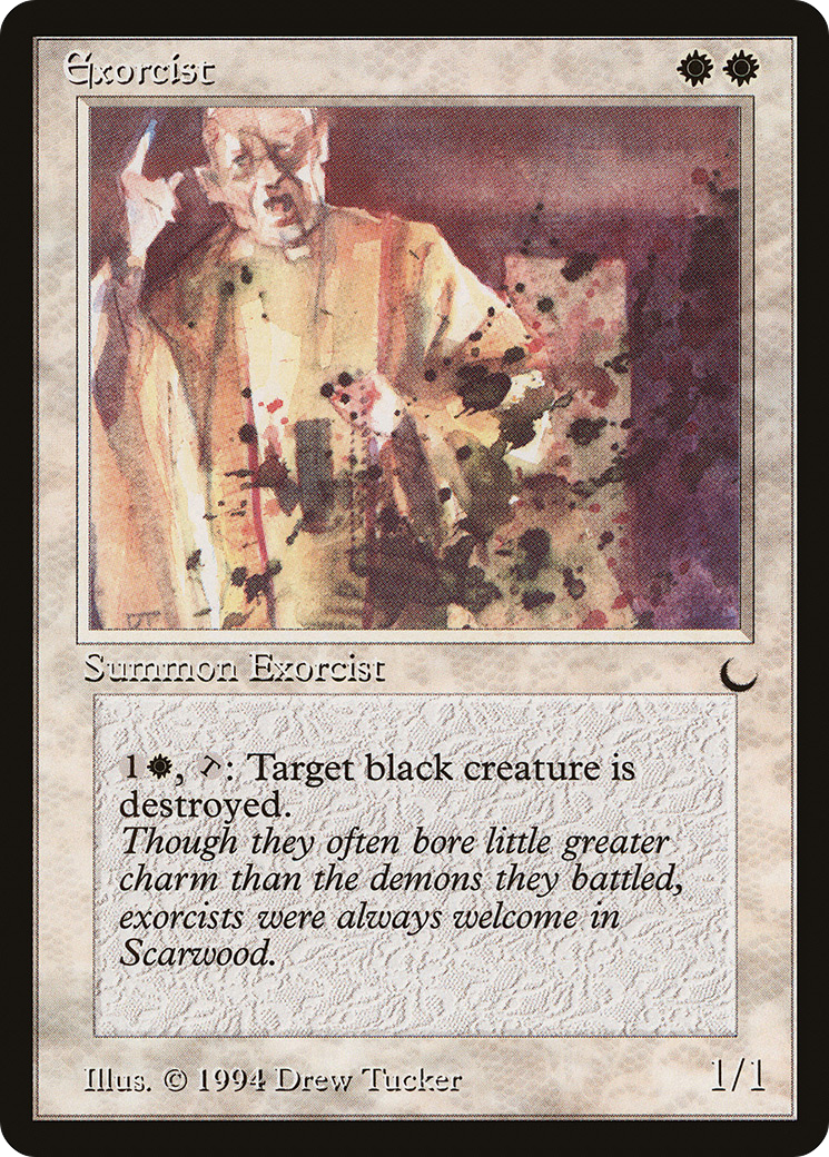 Exorcist (DRK-) [Oldschool] The Dark MTG Single Wizards of the Coast