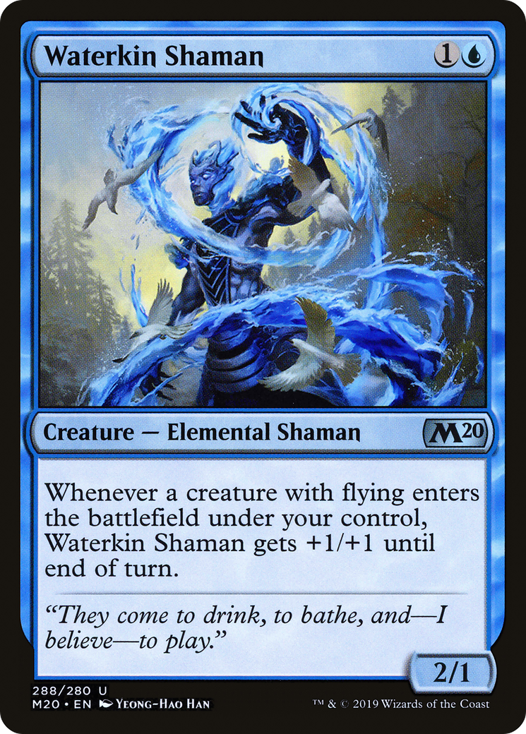 Waterkin Shaman (M20-288) [Core Set 2020] MTG Single Wizards of the Coast