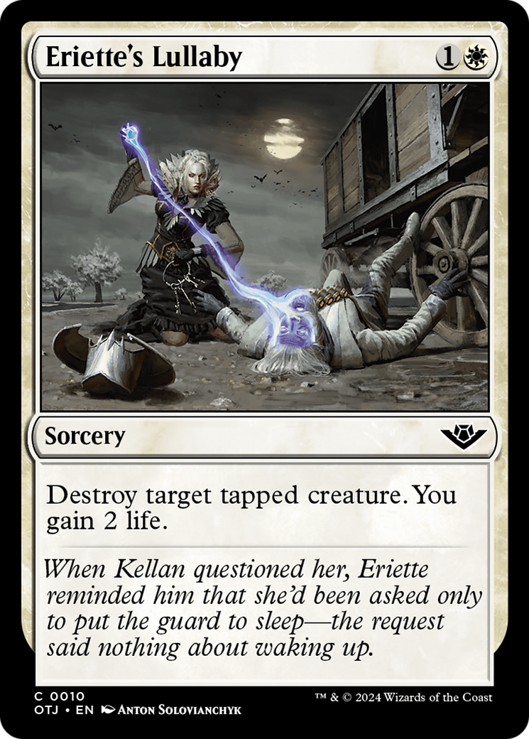 Eriette's Lullaby (OTJ-010) [Outlaws of Thunder Junction] MTG Single Wizards of the Coast