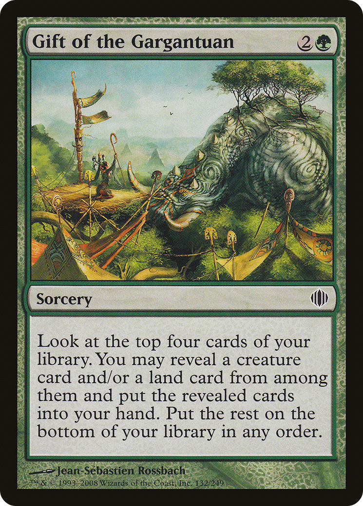 Gift of the Gargantuan (ALA-132) [Shards of Alara] Foil MTG Single Wizards of the Coast