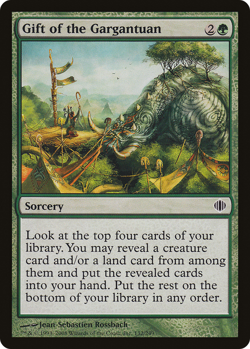 Gift of the Gargantuan (ALA-132) [Shards of Alara] MTG Single Wizards of the Coast