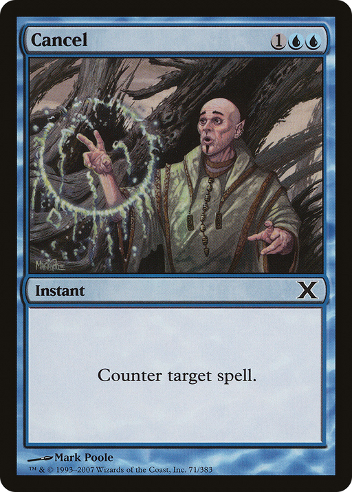 Cancel (10E-071) [Tenth Edition] MTG Single Wizards of the Coast