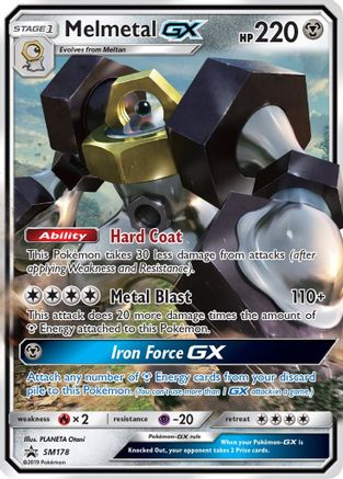 Melmetal GX SM178/248 Holofoil [SM: Black Star Promos] Pokemon Single Pokémon