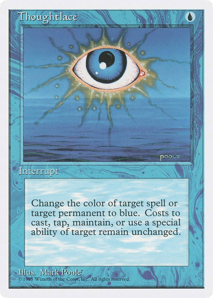 Thoughtlace (4ED-107) [Fourth Edition] MTG Single Wizards of the Coast