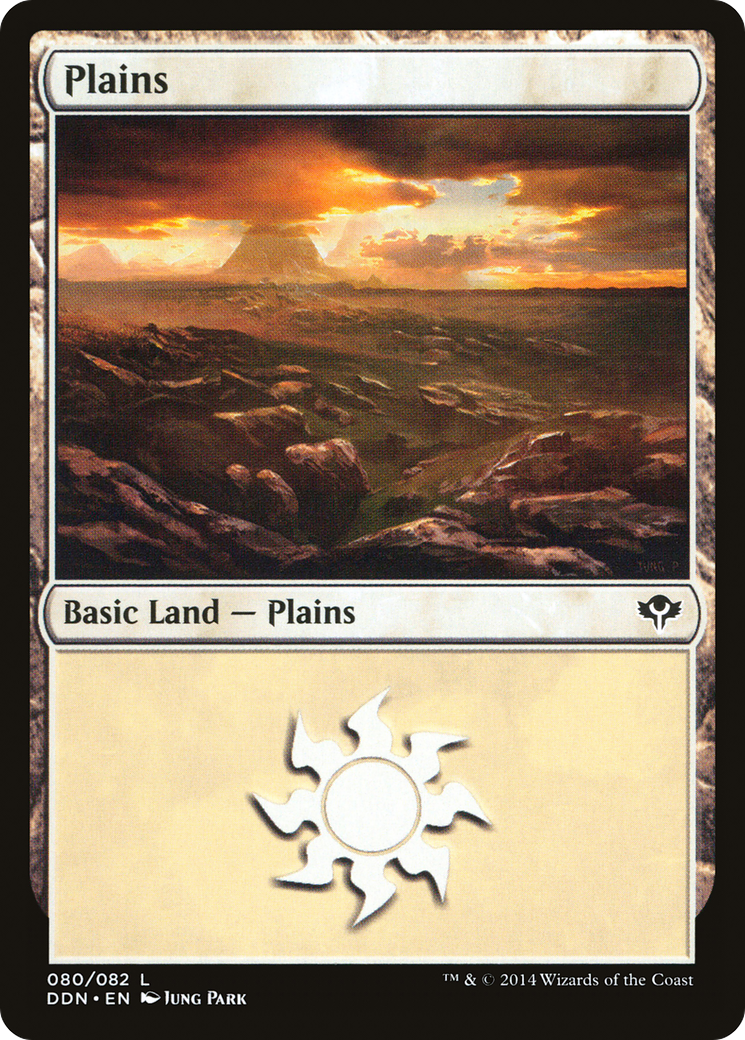 Plains (080) (DDN-080) [Misc] Duel Decks: Speed vs. Cunning MTG Single Wizards of the Coast
